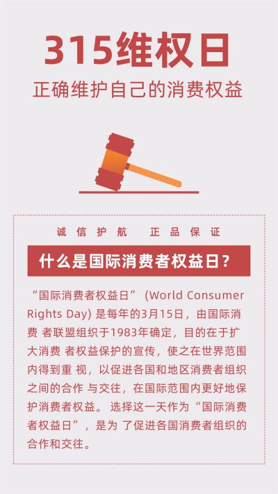 315国际消费者权益日打假竖版配图 模板ID：10154