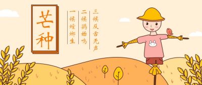 芒种节气公众号首图 模板ID：10756