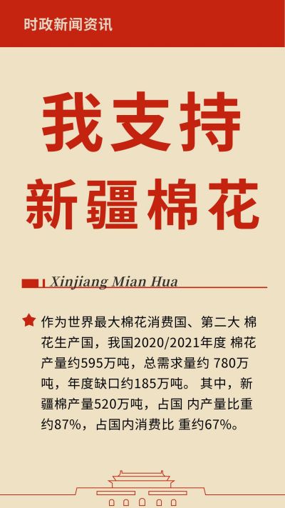 红色新闻热点时政焦点竖版配图 模板ID:10675