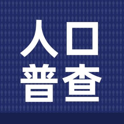 第七次人口普查结果公众号次图 模板ID：12121