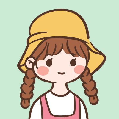 520情人节可爱女孩插画情侣头像 模板ID：12255