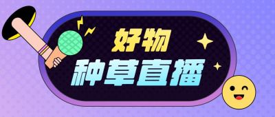 紫色通用话筒吸睛公众号封面首图 模板ID:12359