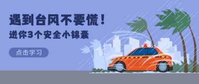 自然灾害气象灾害台风来袭应急科普公众号首图 模板ID：12620