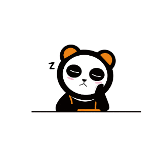 卡通趣味熊三酱睡觉动态表情包 模板ID:13341