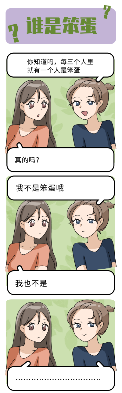 谁是笨蛋趣味条漫 模板ID:15089