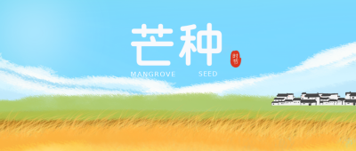 芒种公众号封面首图 模板ID:15524