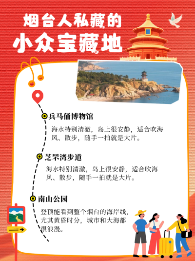 国庆中秋旅游景点攻略小红书封面 模板ID:768433
