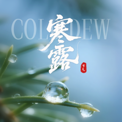 寒露节气实景封面次图 模板ID：769012