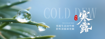 寒露节气实景宣传直播物料 模板ID：769010
