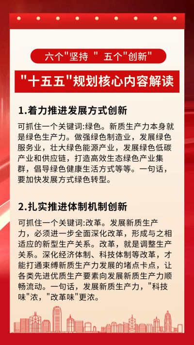 十五五会议核心内容解读海报 模板ID：770213