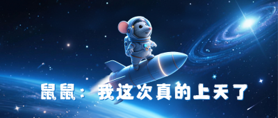 航天航空热点火箭发射趣味公众号首图 模板ID：770963
