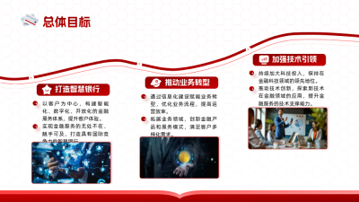 总结红色商务风多图并列PPT单页 模板ID：772237
