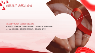 工作总结红色简约风图文排版PPT单页 模板ID：772429