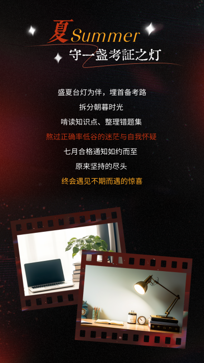 胶片风个人年度回顾竖版配图 模板ID：772587