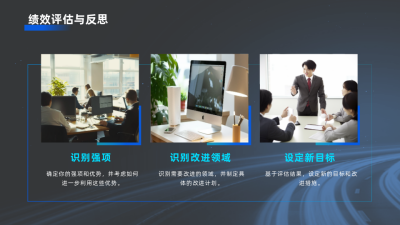 年终工作总结图片排版PPT单页 模板ID：772684