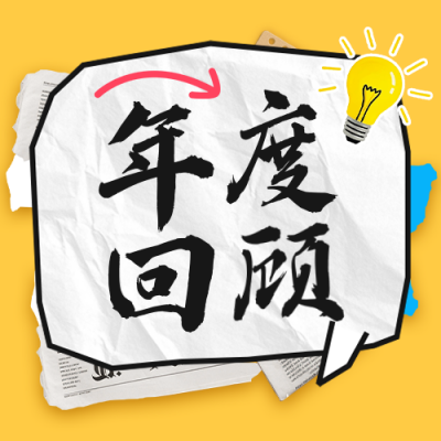拼贴风年度大事件回顾公众号次图 模板ID：772731