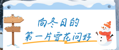 冬季风景插画日签公众号首图 模板ID：772743