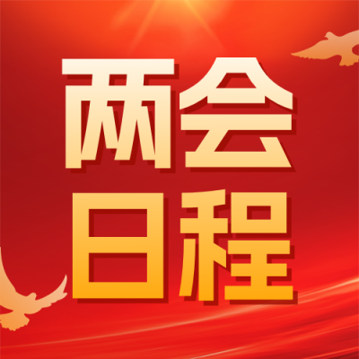 红色党政风两会安排宣传公众号次图 模板ID：776873