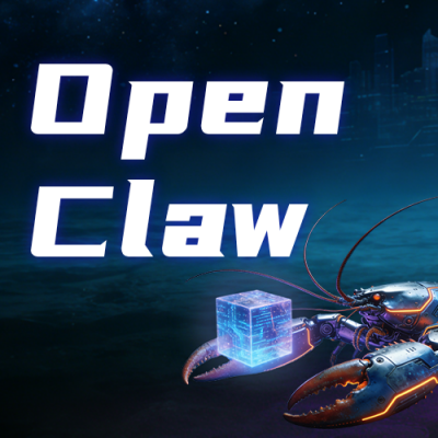 蓝色科技风OpenClaw公众号次图 模板ID：777820