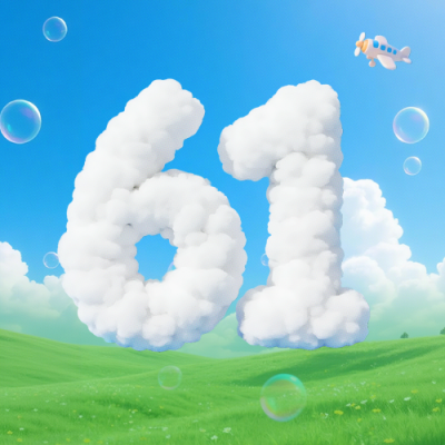 3D立体风儿童节祝福公众号次图 模板ID：984017