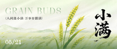 小满手绘祝福公众号首图 模板ID：984218