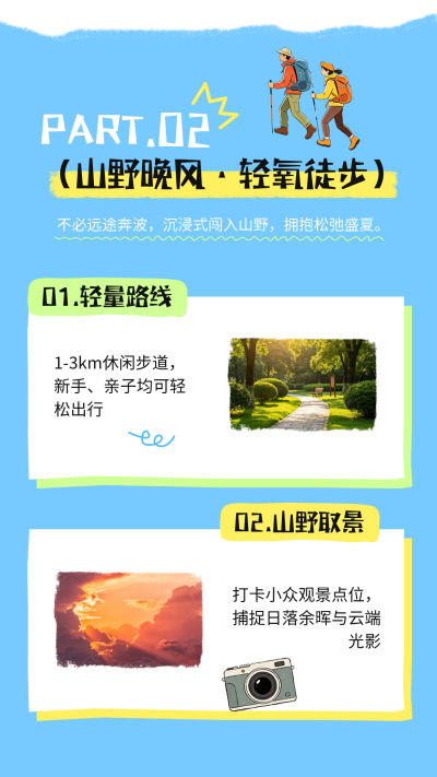 夏季旅游出行活动竖版配图 模板ID:984304