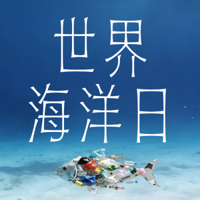 世界海洋日主题宣传简约公众号次图 模板ID：988164
