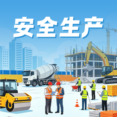 安全生产月主题宣传公众号次图 模板ID：988728