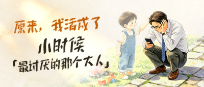 成长感悟情感插画公众号首图 模板ID：989077