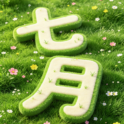 七月你好3D艺术字公众号次图 模板ID：989504