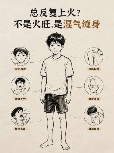 健康养生体质判断分享小红书封面 模板ID：989864