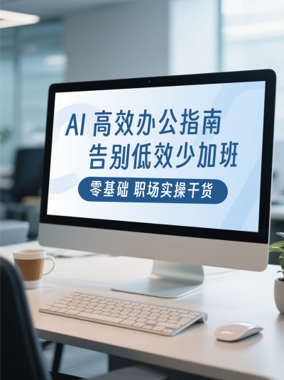 提升工作效率蓝色小红书封面 模板ID:990137