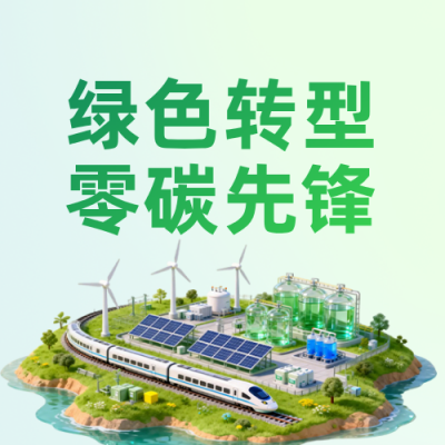 绿色转型项目宣传公众号次图 模板ID：990589