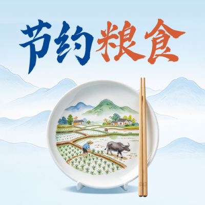 光盘行动倡议公众号次图 模板ID：9917724