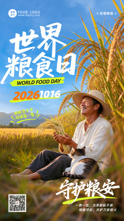 世界粮食日主题宣传摄影风海报 模板ID:9917736