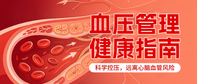 血压管理健康科普公众号首图 模板ID：9917824