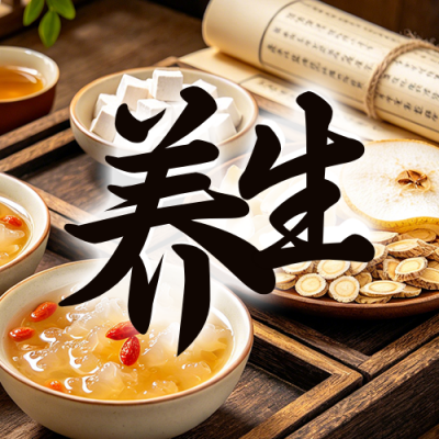 秋季中药养生指南宣传公众号次图 模板ID：9918003
