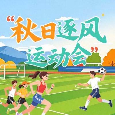 秋季运动会活动宣传公众号次图 模板ID:9918266