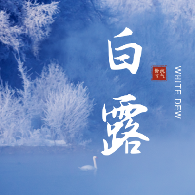 白露实景节气公众号次图 模板ID：19822