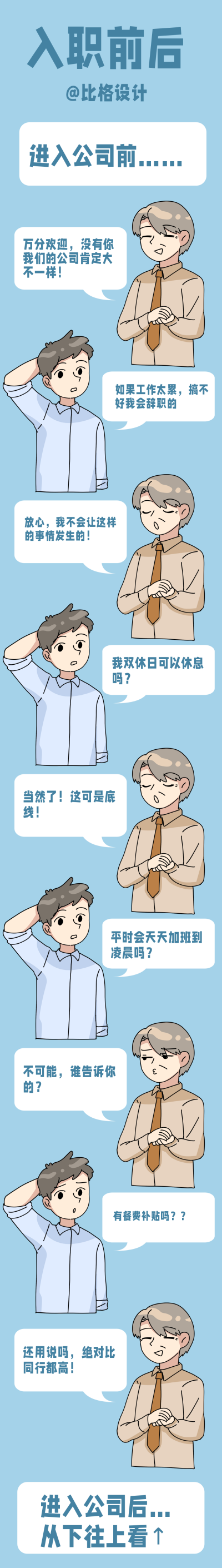 老板趣味条漫 模板ID:21768