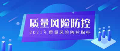 质量风险防控科技扁平风蓝色渐变公众号封面首图 模板ID:22366