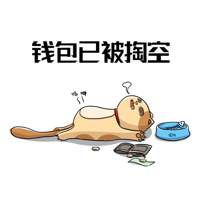 猫咪趣味恶搞可爱小表情表情包 模板ID:24101