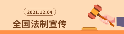 法制宣传日法律法规科普引导关注 模板ID：24743