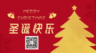 圣诞节圣诞树高端商务烟花动态二维码 模板ID：25980