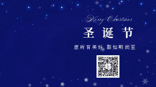 浪漫唯美圣诞节动态二维码 模板ID:26091