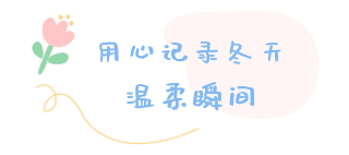 简约冬日可爱粉色小花花艺术字体图片标题 模板ID：27005