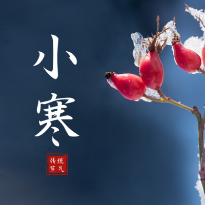 冬天小寒节气公众号封面次图 模板ID：27037