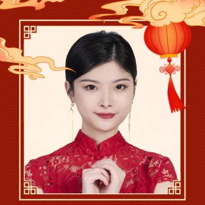 小年祝福新年喜庆头像 模板ID:27795