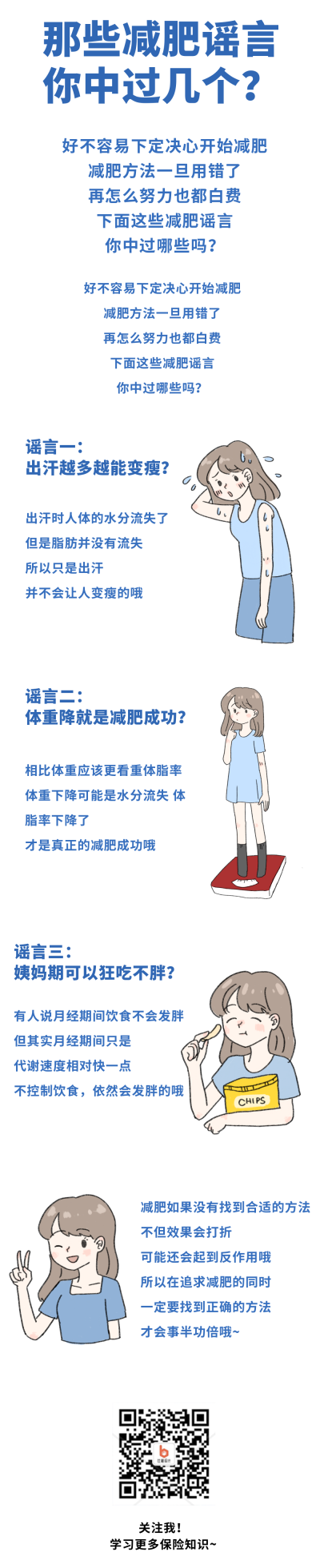 璧瑶错误减肥方法注意事项指南条漫 模板ID:28267