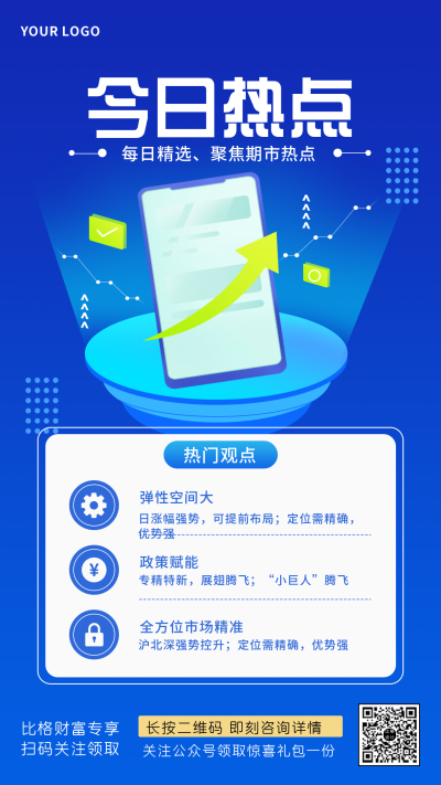 金融理财投资股票证券信息指南手机海报 模板ID:28898